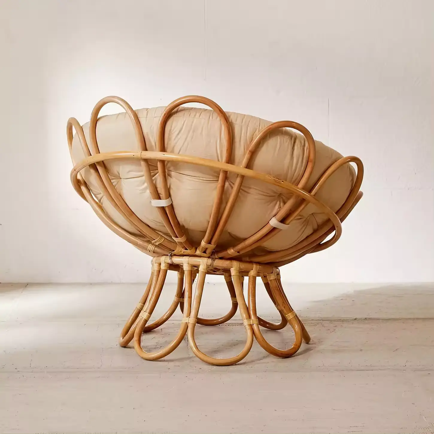 Cozy Apartment Chair - Flora Rattan Rapasan Chair